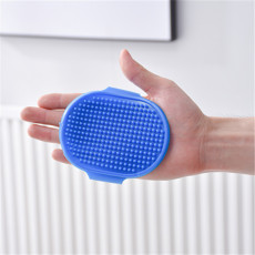 Round pet bath brush massage brush adjustable dog cleaning gloves pet supplies