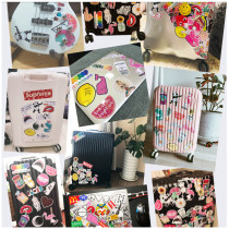 50pcs mushroom graffiti stickers decorative suitcase notebook waterproof detachable stickers