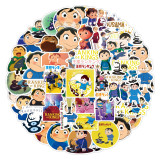 50pcs Anime king graffiti stickers decorative suitcase notebook waterproof detachable stickers