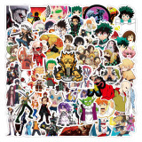 50pcs Cartoon anime graffiti stickers decorative suitcase notebook waterproof detachable stickers