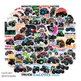 50pcs Car graffiti stickers decorative suitcase notebook waterproof detachable stickers