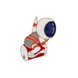 Astronaut brooch creative personality drip paint brooch bag decoration accessories badge