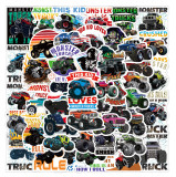 50pcs Car graffiti stickers decorative suitcase notebook waterproof detachable stickers