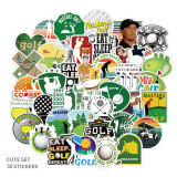 50pcs Golf master sport graffiti stickers decorative suitcase notebook waterproof detachable stickers