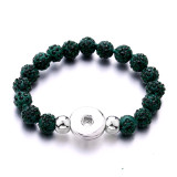 18 styles Rhinestone beads in multiple colors Bracelet fit18&20MM snap button jewelry
