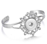 25 styles Love  Metal 1 buttons snap Golden silver rose gold  bracelet fit 18&20MM snap button jewelry