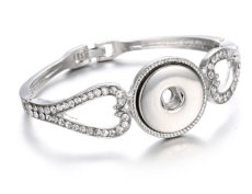 18 styles Love  Metal 1 buttons snap Golden silver rose gold  bracelet fit 18&20MM snap button jewelry