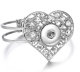 25 styles Love  Metal 1 buttons snap Golden silver rose gold  bracelet fit 18&20MM snap button jewelry