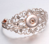 25 styles Love  Metal 1 buttons snap Golden silver rose gold  bracelet fit 18&20MM snap button jewelry