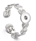25 styles Love  Metal 1 buttons snap Golden silver rose gold  bracelet fit 18&20MM snap button jewelry