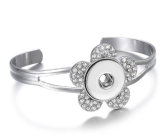 25 styles Love  Metal 1 buttons snap Golden silver rose gold  bracelet fit 18&20MM snap button jewelry