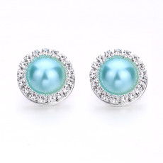 10 styles 1pcs 20MM Pearl design Rhinestone  Metal snap buttons