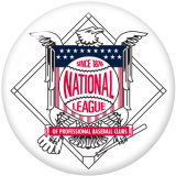 NEW  National League  Baseball MLB  Team Logos  20MM glass snap button