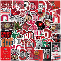 50pcs team graffiti stickers decorative suitcase notebook waterproof detachable stickers