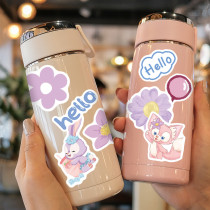 50pcs rabbit graffiti stickers decorative suitcase notebook waterproof detachable stickers