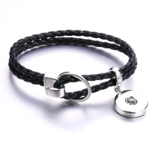 1 buttons Leather bracelet snap bracelet fit snaps jewelry