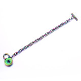 3 styles 1 buttons snap silver Colorful rose gold  bracelet fit snaps jewelry