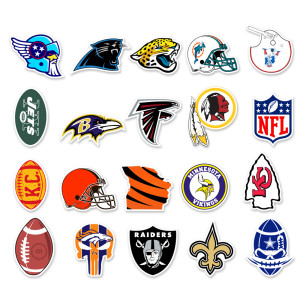 50pcs rugby graffiti stickers decorative suitcase notebook waterproof detachable stickers