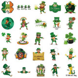 50pcs St. Patrick's Da graffiti stickers decorative suitcase notebook waterproof detachable stickers