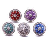 20MM  design Rhinestone  Metal snap buttons