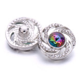 20MM  design Rhinestone  Metal snap buttons