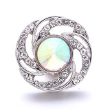 20MM  design Rhinestone  Metal snap buttons