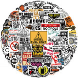 50pcs Diesel Engine graffiti stickers decorative suitcase notebook waterproof detachable stickers