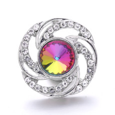 20MM  design Rhinestone  Metal snap buttons