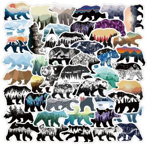 50pcs Bear MOM graffiti stickers decorative suitcase notebook waterproof detachable stickers