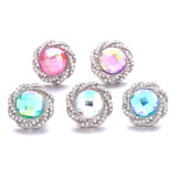 20MM  design Rhinestone  Metal snap buttons