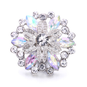 20MM  design Rhinestone  Metal snap buttons