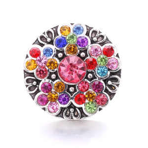 20MM  design Rhinestone  Metal snap buttons