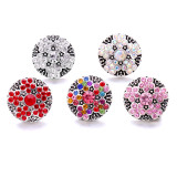 20MM  design Rhinestone  Metal snap buttons