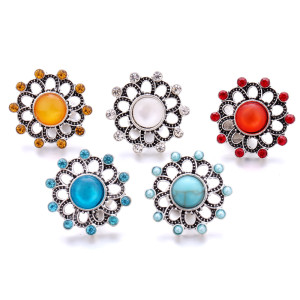 20MM  design Rhinestone  Metal snap buttons