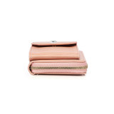 Ladies mobile phone bag vertical zipper wallet snake print all-match diagonal shoulder bag fit 18mm snap button jewelry