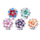 20MM  design Rhinestone  Metal snap buttons