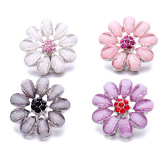 20MM  design Rhinestone  Metal snap buttons