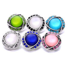 20MM  design Rhinestone  Metal snap buttons