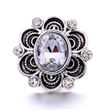 20MM  design Rhinestone  Metal snap buttons