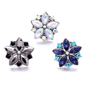 20MM  design Rhinestone  Metal snap buttons
