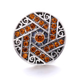 20MM  design Rhinestone  Metal snap buttons