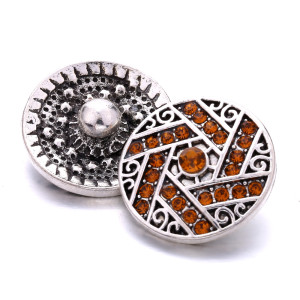 20MM  design Rhinestone  Metal snap buttons