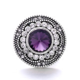 20MM  design Rhinestone  Metal snap buttons