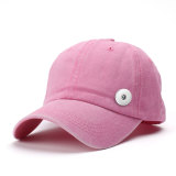 Peaked cap female truck driver washed couple do old baseball cap men's denim light plate curved brim hat fit 18mm snap button jewelry
