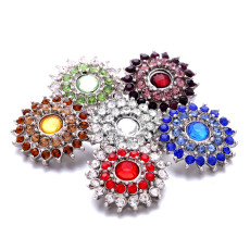 20MM  design Rhinestone  Metal snap buttons