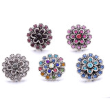 20MM ldesign Rhinestone  Metal snap buttons