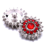 20MM  design Rhinestone  Metal snap buttons