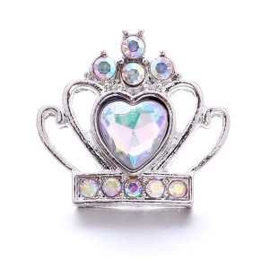 love 20MM  design Rhinestone  Metal snap buttons
