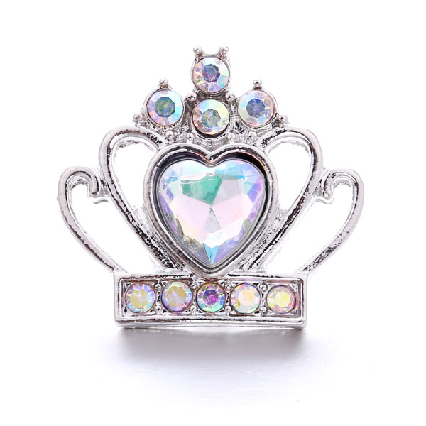 love 20MM  design Rhinestone  Metal snap buttons
