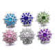 20MM  design Rhinestone  Metal snap buttons
